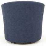 Chloe Cobalt Upholstered Swivel Chair