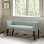 Wellburn Blue Upholstered Bench