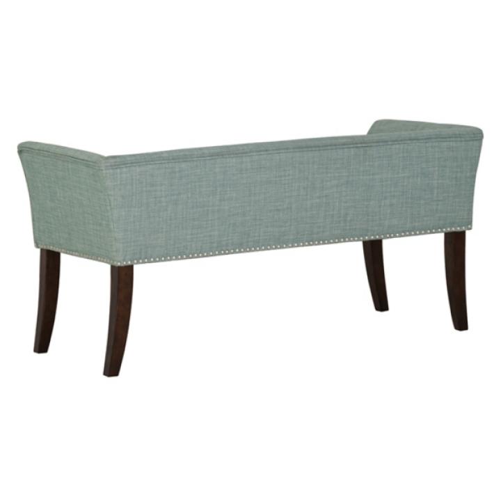Wellburn Blue Upholstered Bench