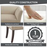 Wellburn Ivory Upholstered Bench