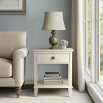 Ivory Victoria Wood Nightstand