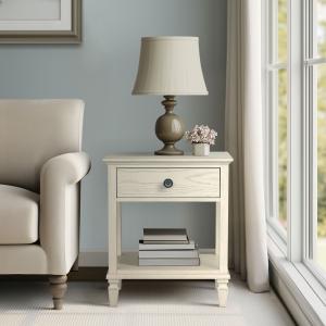 Ivory Victoria Wood Nightstand