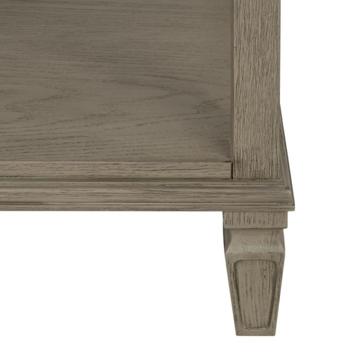 Gray Victoria Wood Nightstand