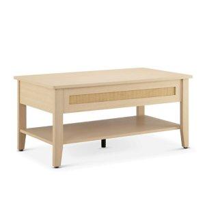 Lennox Natural Rattan Lift-Top Coffee Table