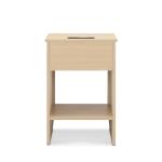 Lennox Natural Rattan Charging End Table