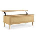 Teagan Natural Rattan Lift-Top Coffee Table
