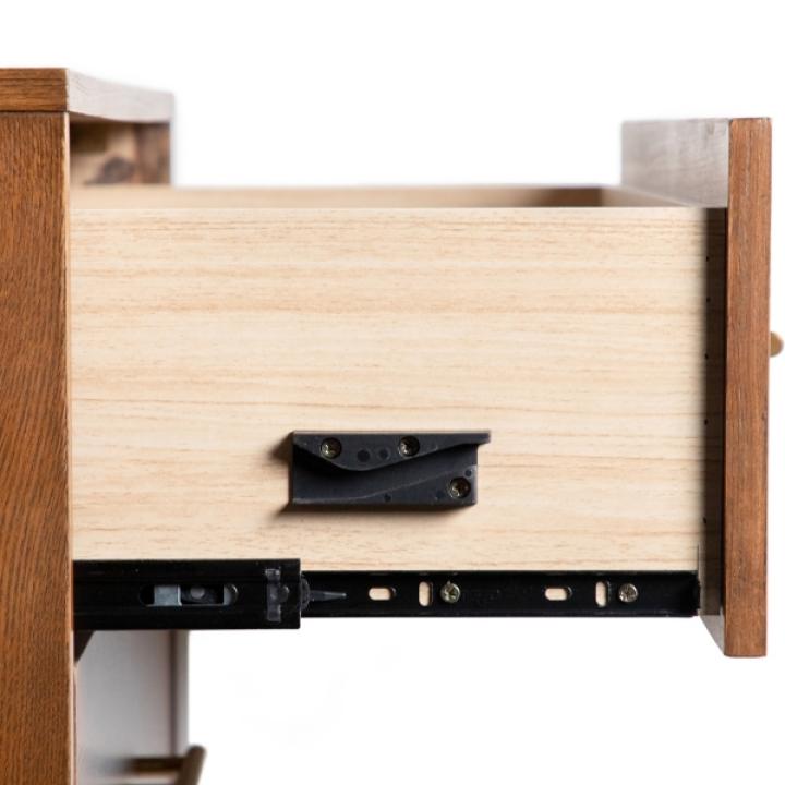 Riverstone Walnut 2-Drawer Nightstand