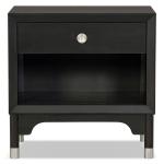 Forma Black Charging Nightstand with LED Light