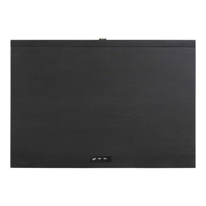 Forma Black Charging Nightstand with LED Light