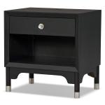 Forma Black Charging Nightstand with LED Light