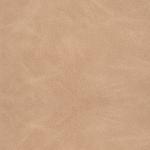 Sand Faux Leather Channel Tufted Round Ottoman