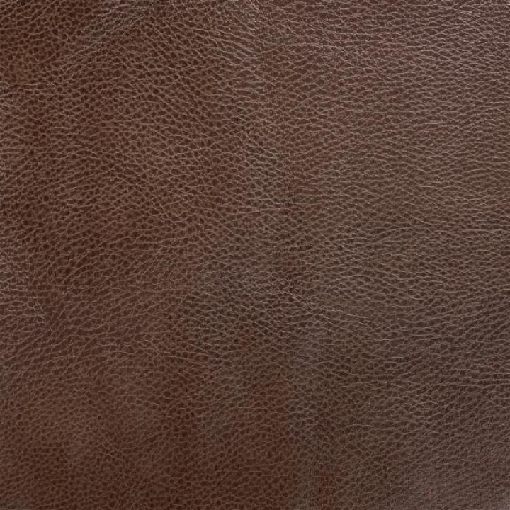 Brown Faux Leather Large Square Storage Ottoman