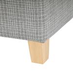 Sage Mini Grid Pattern Square Storage Ottoman