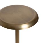 Morizet Antique Brass Round Cocktail Table