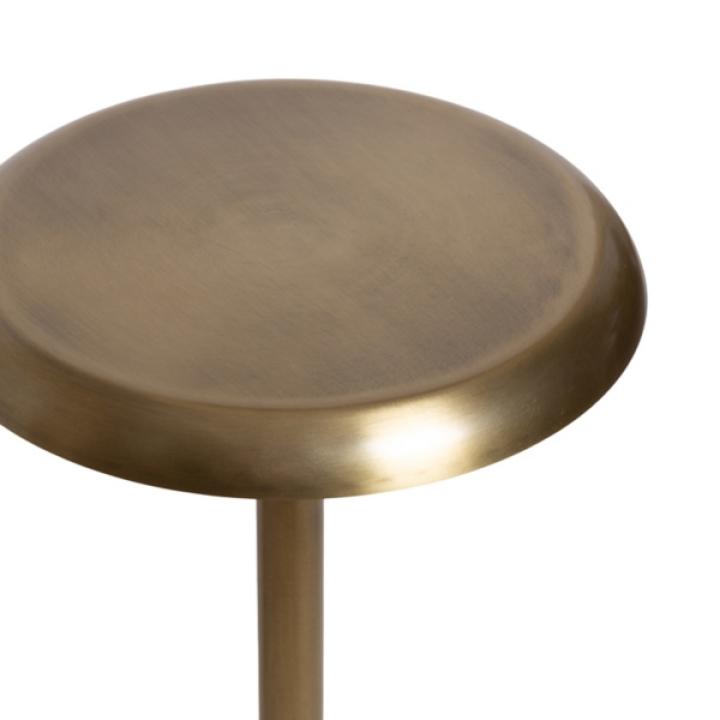 Morizet Antique Brass Round Cocktail Table