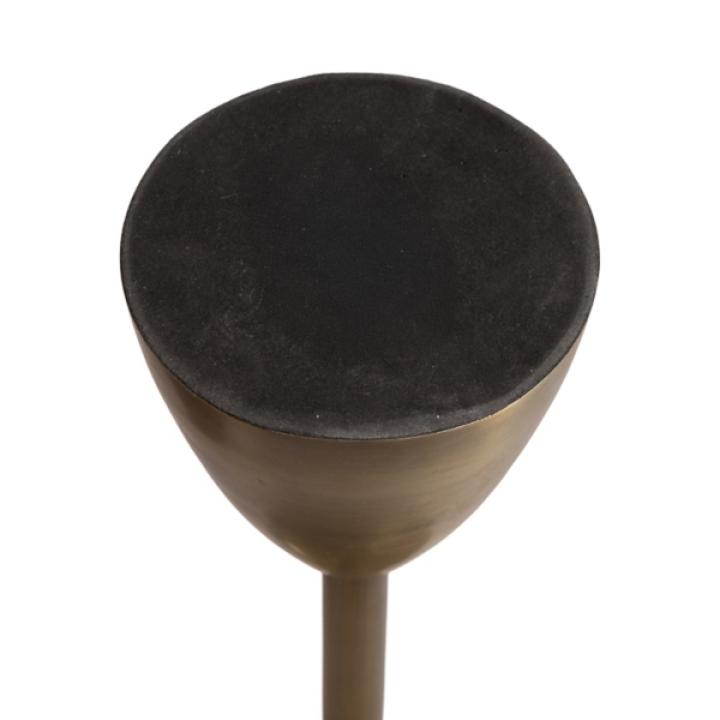 Morizet Antique Brass Round Cocktail Table