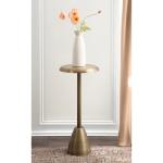 Morizet Antique Brass Round Cocktail Table