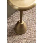Morizet Antique Brass Round Cocktail Table