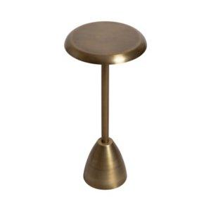Morizet Antique Brass Round Cocktail Table