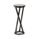Allie Pewter Metal Cocktail Table