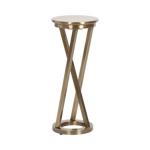 Allie Gold Metal Cocktail Table