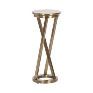 Allie Gold Metal Cocktail Table