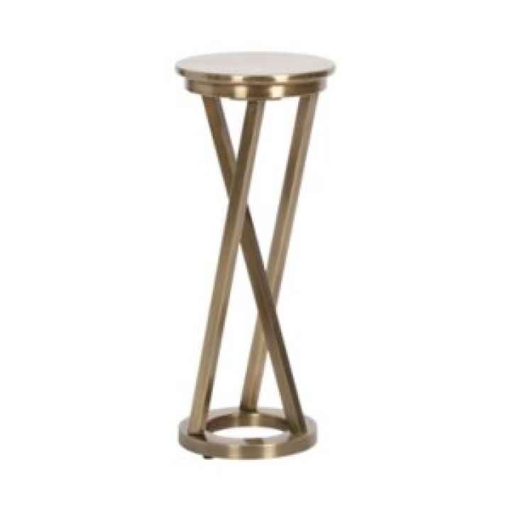 Allie Gold Metal Cocktail Table