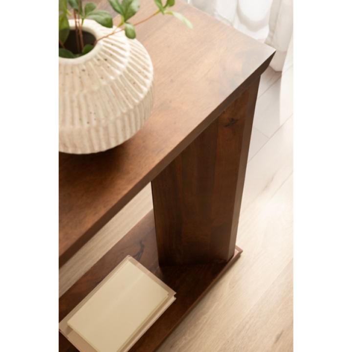 Thaxter Walnut Brown Wood C-Table
