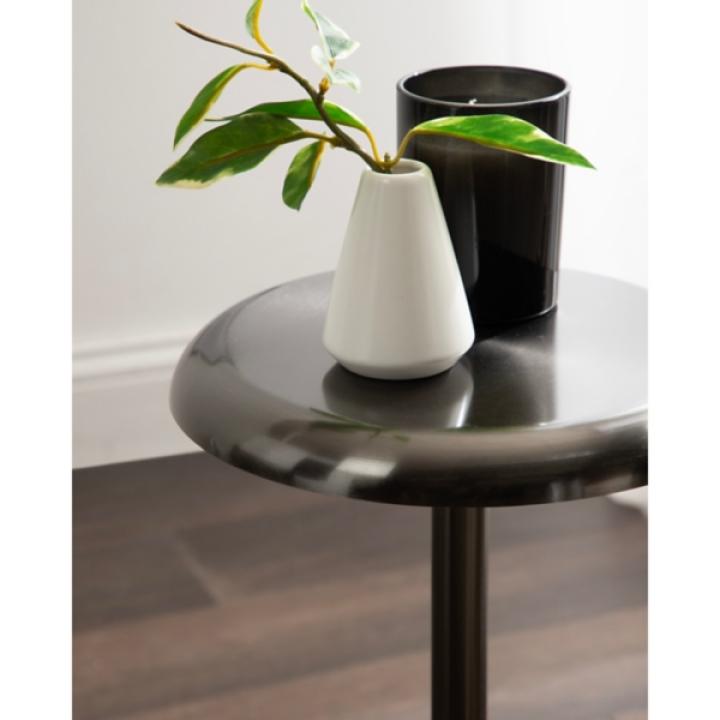 Morizet Pewter Round Cocktail Table