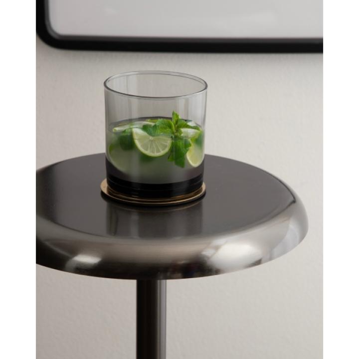 Morizet Pewter Round Cocktail Table