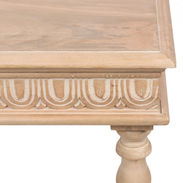 Patresa Natural Carved Wood Coffee Table