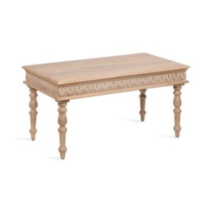 Patresa Natural Carved Wood Coffee Table