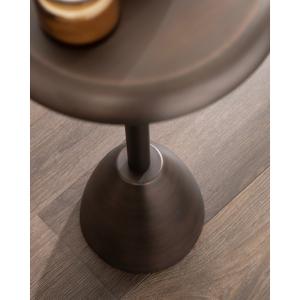 Morizet Dark Bronze Round Cocktail Table
