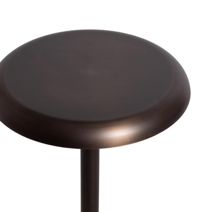 Morizet Dark Bronze Round Cocktail Table