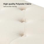 Achilles Tan Tufted Storage Bench