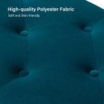 Achilles Teal Tufted Storage Bench