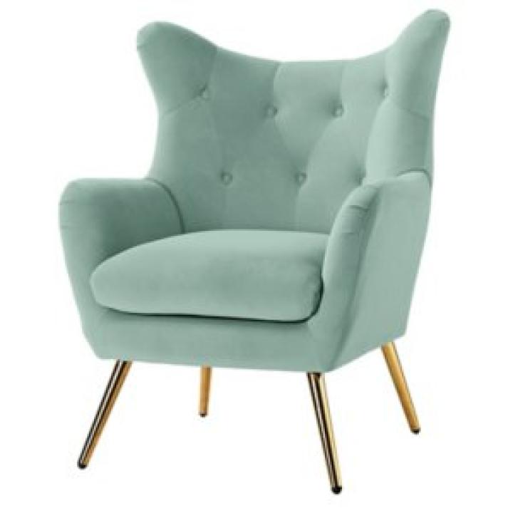 Danel Sage Tufted Wingback Accent Chair