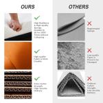 Donata Orange Velvet Scalloped Barrel Accent Chair