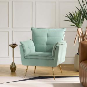 Ilia Sage Velvet Accent Chair