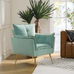 Ilia Sage Velvet Accent Chair