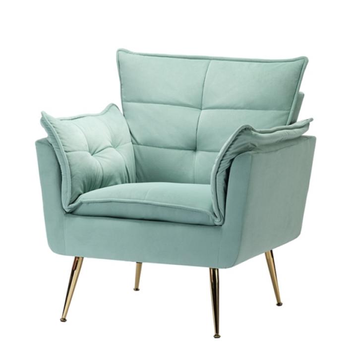 Ilia Sage Velvet Accent Chair