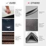 Maris Navy Faux Leather Accent Chair