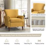 Cythnus Mustard Yellow Accent Chair