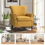 Cythnus Mustard Yellow Accent Chair