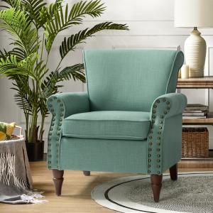Cythnus Sage Green Accent Chair