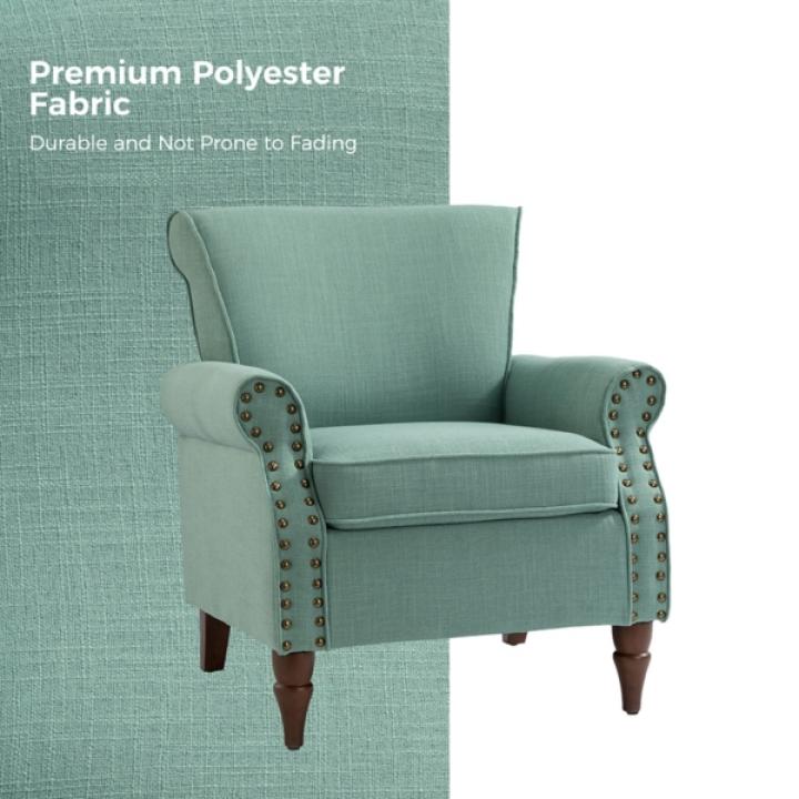 Cythnus Sage Green Accent Chair