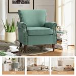 Cythnus Sage Green Accent Chair