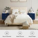 Ceandro Navy 2 Drawer Nightstand