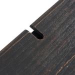 Hippe Charcoal Gray 2 Drawer Nightstand