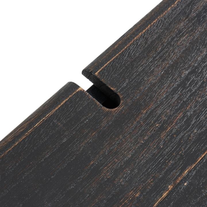 Hippe Charcoal Gray 2 Drawer Nightstand